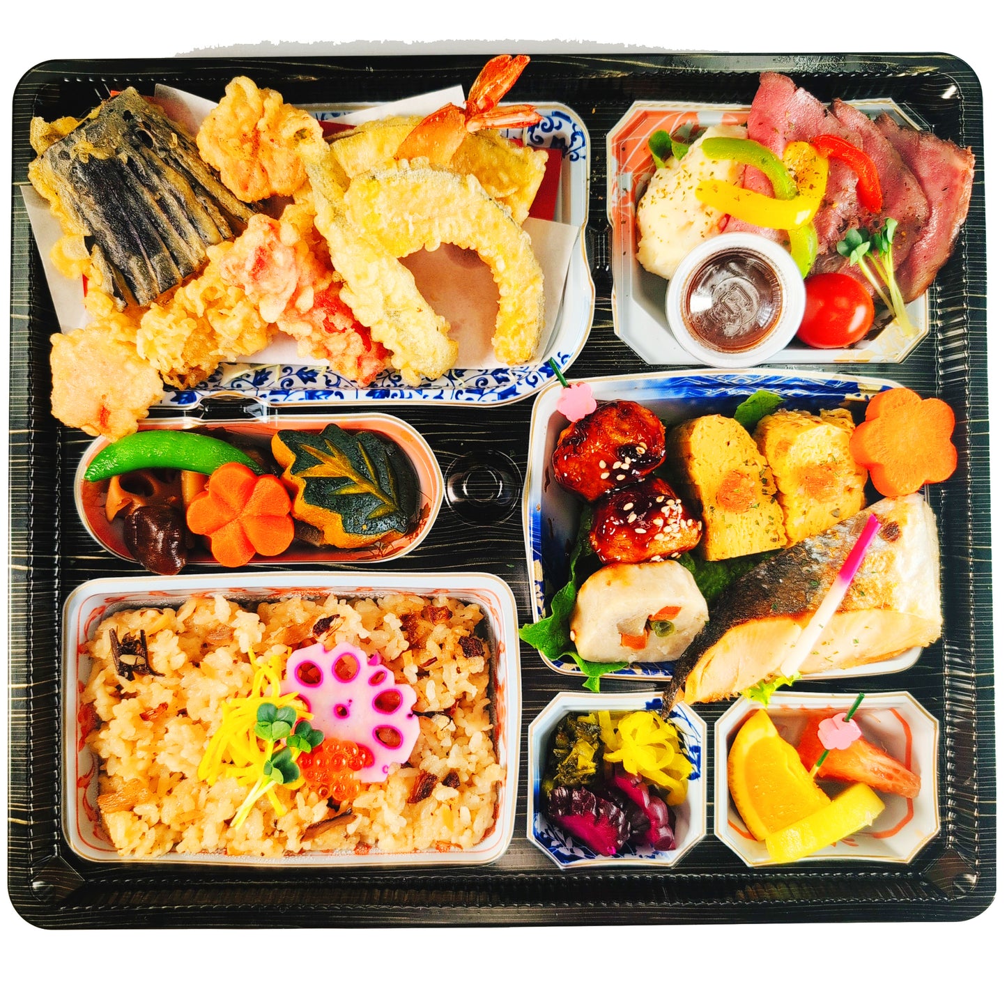 高級・和風松花堂弁当-如月