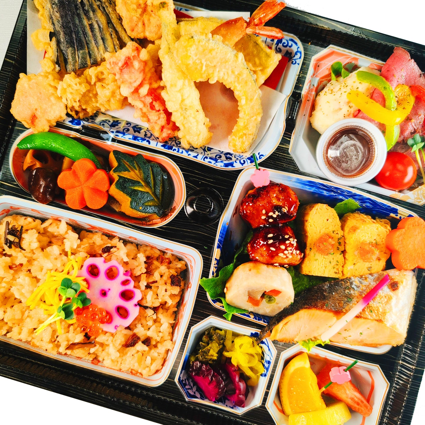 高級・和風松花堂弁当-如月