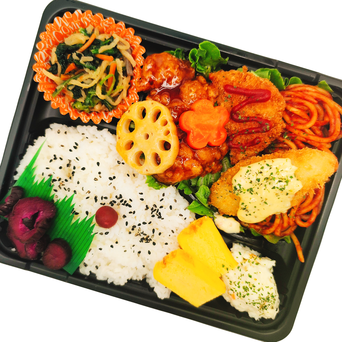 イベント・スポーツ用弁当①唐揚げ&ミックスフライ (合計注文10個以上他弁当含む)
