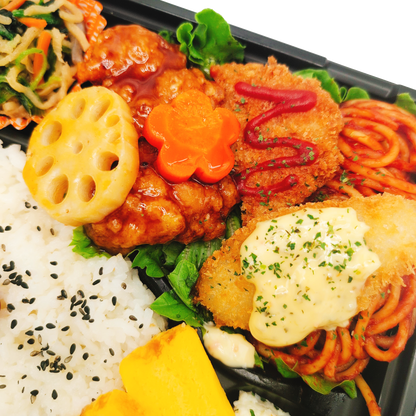 イベント・スポーツ用弁当①唐揚げ＆ミックスフライ　（合計注文10個以上他弁当含む）