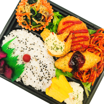 イベント・スポーツ用弁当②エビフライ＆ミックス弁当　（合計注文10個以上他弁当含む）