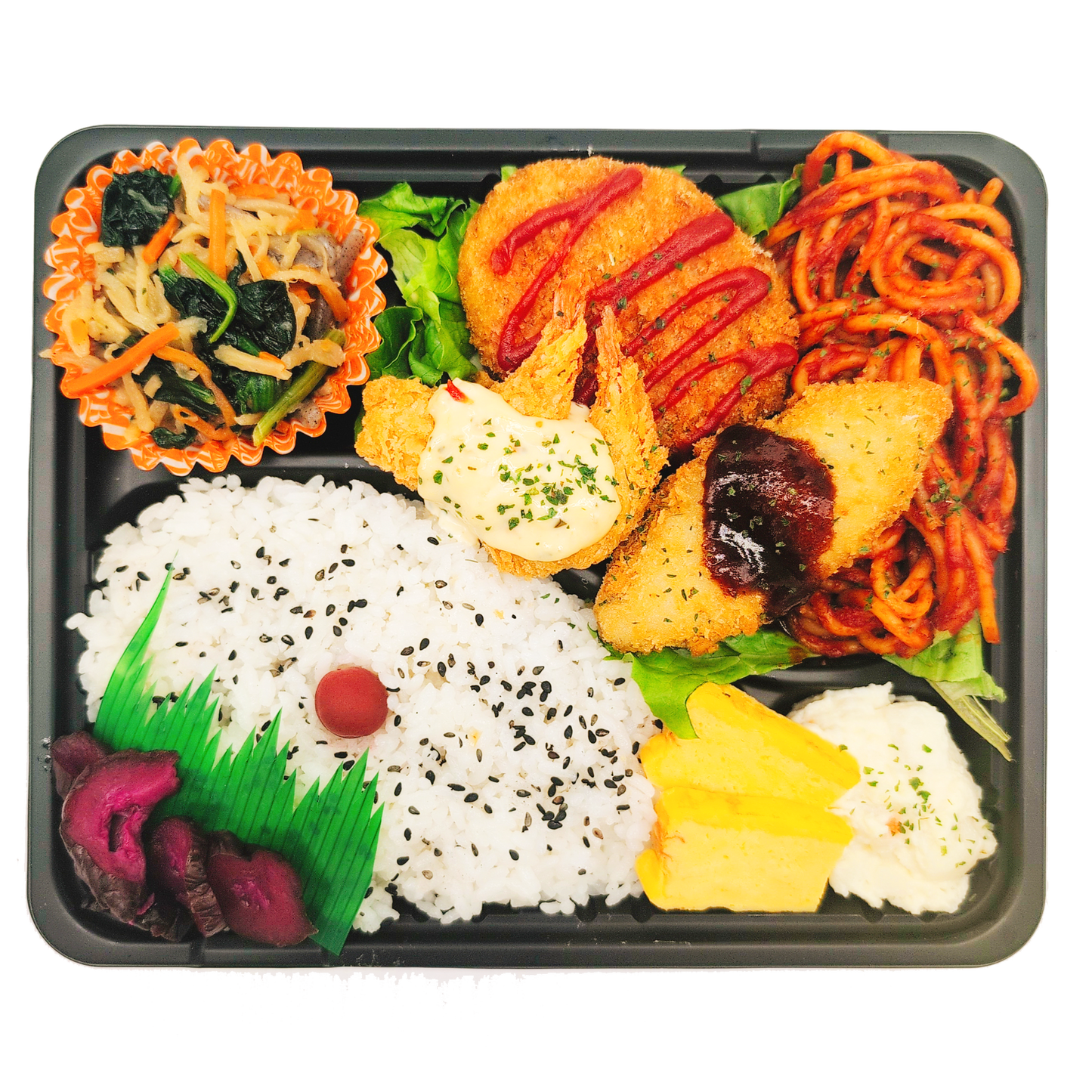 イベント・スポーツ用弁当②エビフライ＆ミックス弁当　（合計注文10個以上他弁当含む）