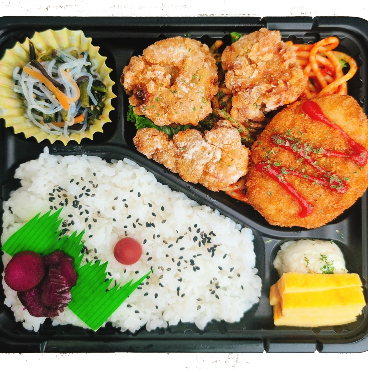 イベント・スポーツ用弁当①唐揚げ＆ミックスフライ　（合計注文10個以上他弁当含む）