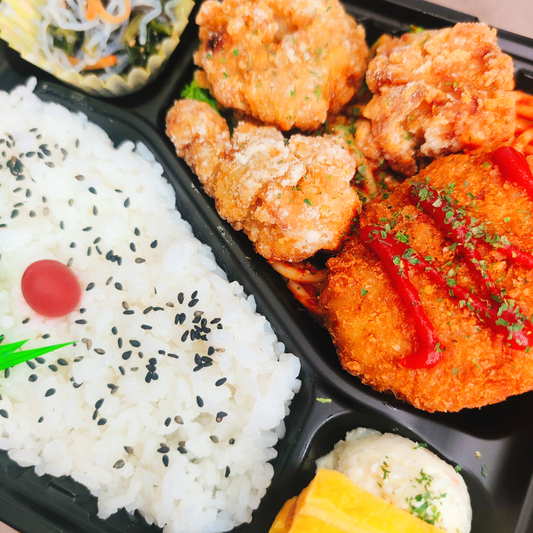 イベント・スポーツ用弁当①唐揚げ＆ミックスフライ　（合計注文10個以上他弁当含む）