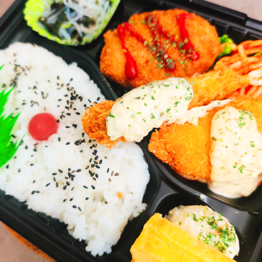 イベント・スポーツ用弁当②エビフライ＆ミックス弁当　（合計注文10個以上他弁当含む）